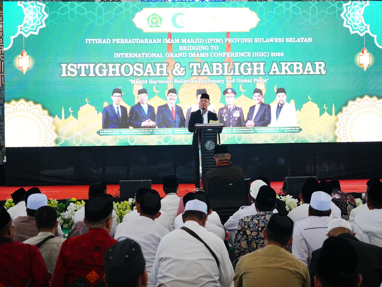 Jelang IGIC 2026, Istighosah dan Tabligh Akbar Digelar di Al-Markaz Makassar